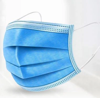 मेडिकल डिस्पोजेबल 3-प्लाई एंटी-वायरस मास्क